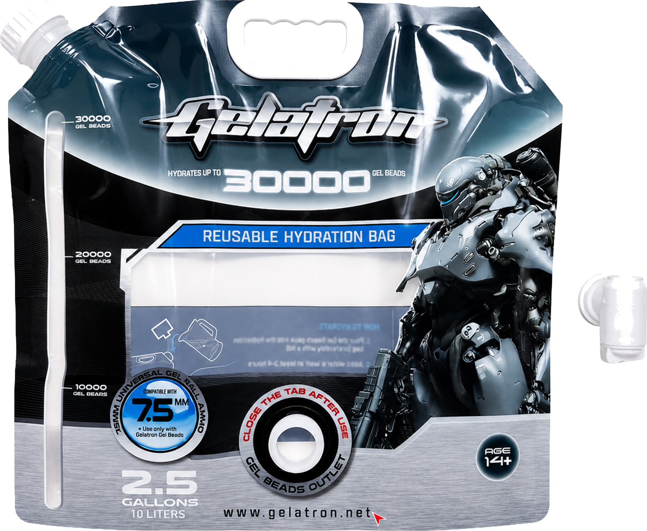 Gelatron reusable hydration bag system